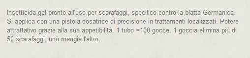 INSETTICIDA GEL SCARAFAGGI