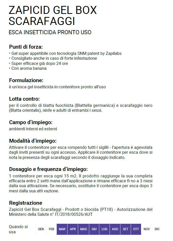 ZAPI SCARAFAGGI GELBOX 2PZ