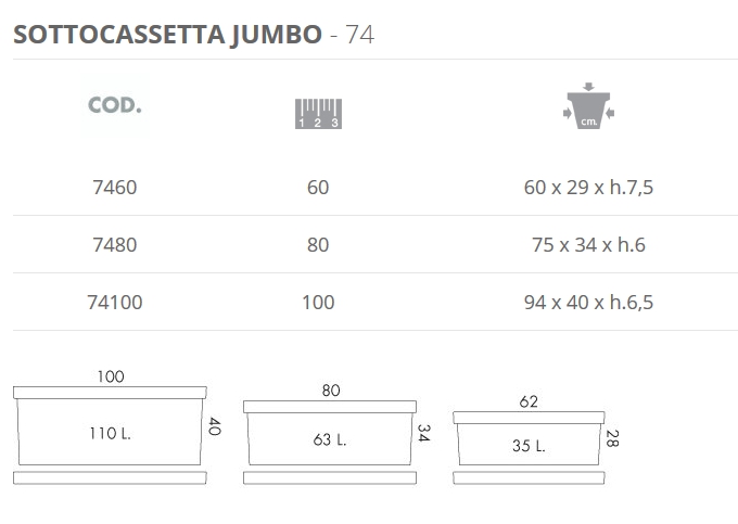 SOTTOVASO MEGA 60         