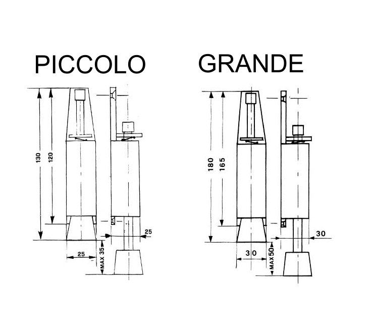 FERMAPOR PEDAL PICCOL ARGE