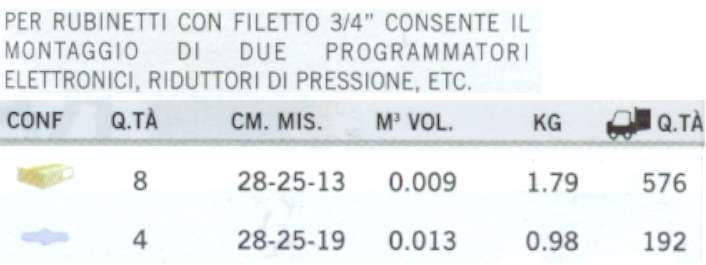 PRESA 2 VIE 3/4 M.        