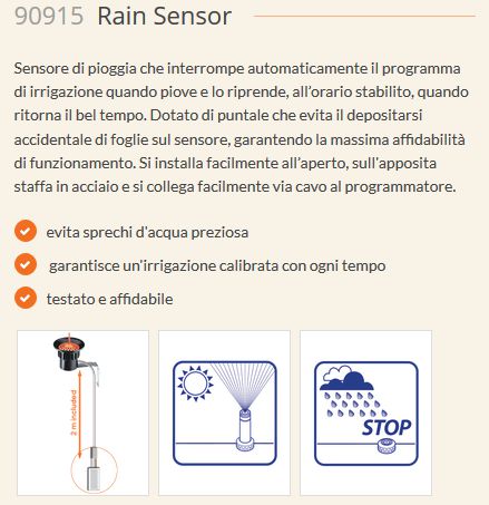 SENSORE PIOGGIA           