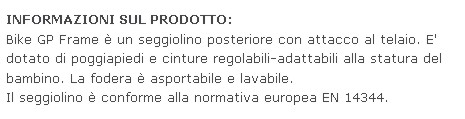 SEGGIOLINO POST BOODIE GRI