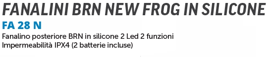 FANALINO POST ROSS 2LED 2F