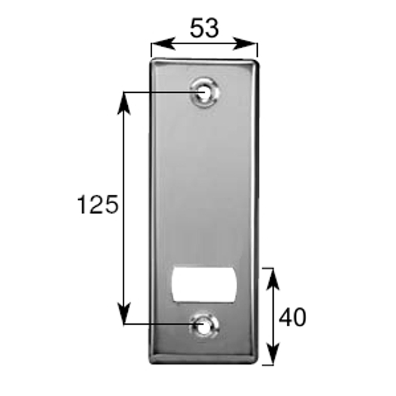 PLACCA INOX 125MM         