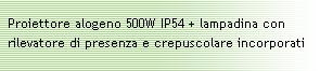 FARO ALOGENO 500W C/SENSOR