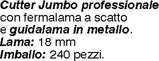 CUTTER 18 MM C/FE GUIDAMET