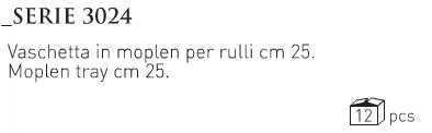 VASCHETTA x RULLI cm 25   