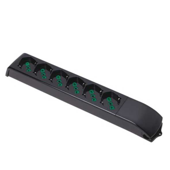 MULTIPR 6SCH+BI S/CAVO NER