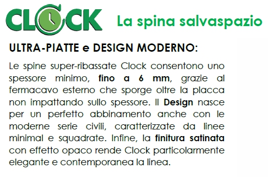 SPINA CLOCK 2P+T 10A   BIA