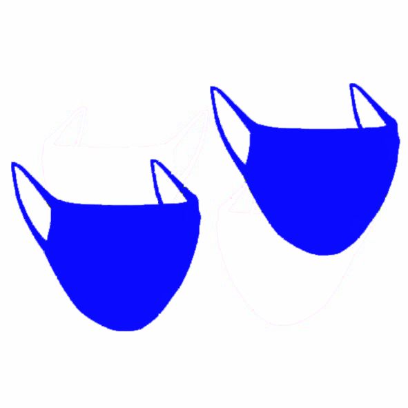 MASCHER.ADULTI BLU/ELT 1P 