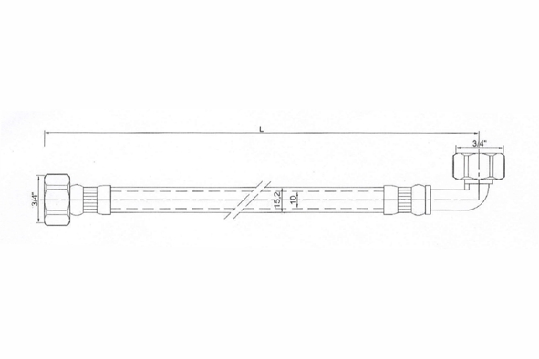 TUBO CAR LAV FF3/4 M1.0 DM