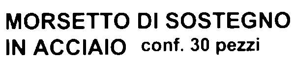MORSETTO ACC. SOSTEGNO 1/2