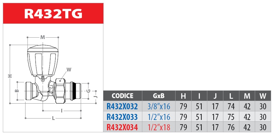 VALV DR TERM x RAME 3/8x12