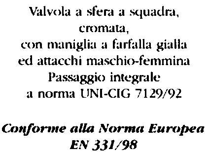 VALVOLA SF GAS SQ MF 1/2  