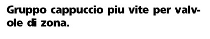 KIT CAPPUCC+VITE VALV ZONA