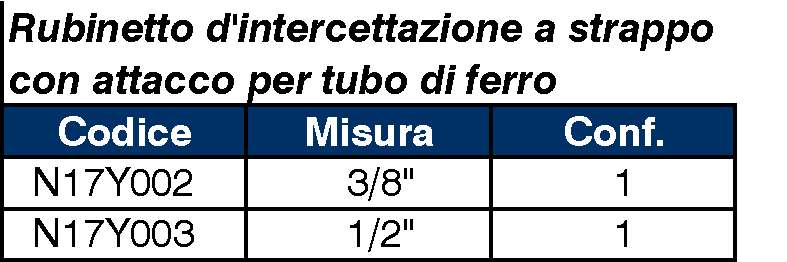 RUBIN.INTERC.STRAP. FF 1/2