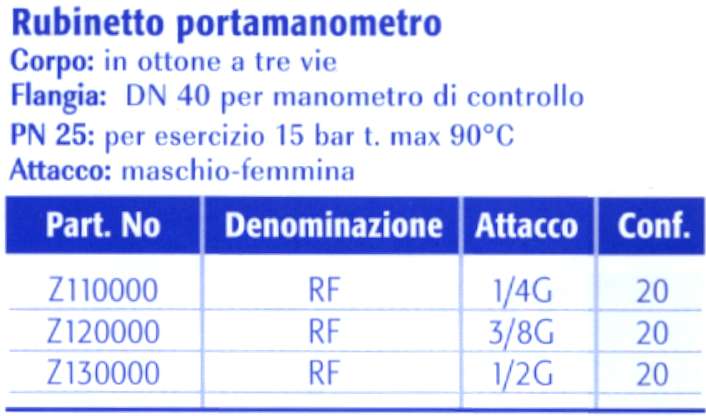 RUBINETTO P/MANOM C/FL 1/4