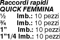RACCORDO RAP QUICK F 1/2  