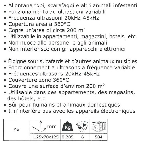DISSUAS TOPI ALTA POTENZA 
