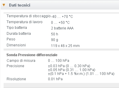 MANOMETRO TESTO 510       
