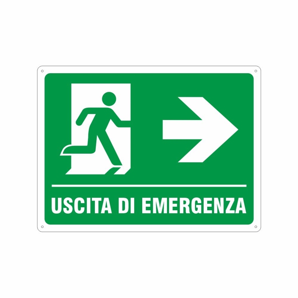CART USCITA EMERG DX 40X30