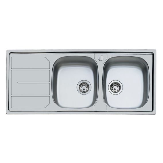 LAVELLO INOX 116X50 BUC.DX