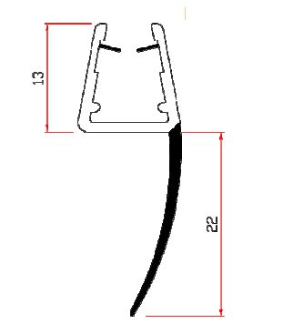 GUARNIZ CRI 6/8MM BAFFO 22