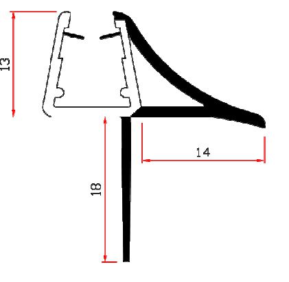 GUARNIZ CRI 6/8MM BAFFO 18