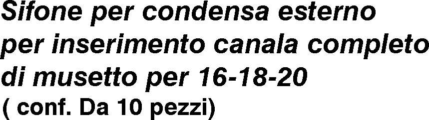 SIFONE VASCA FISSO D.1,1/2