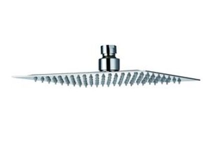 SOFFIONE INOX PIATTO 20X20
