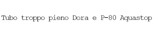 STRAMAZZO DORA/P80 AQUAST.