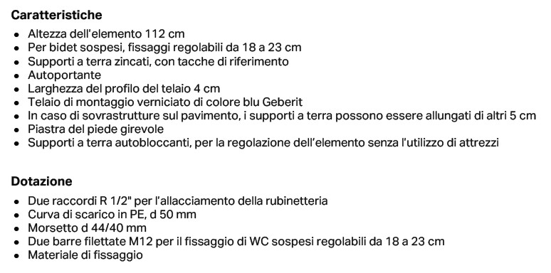 DUOFIX X BIDET SOSPESO    