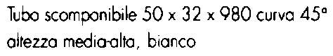TUBO 2 PZ           BIANCO