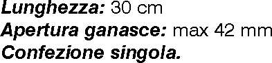PINZA CHIAVE B/LISC MM 300
