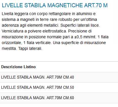 LIVELLA STABIL MAGNETIC 50