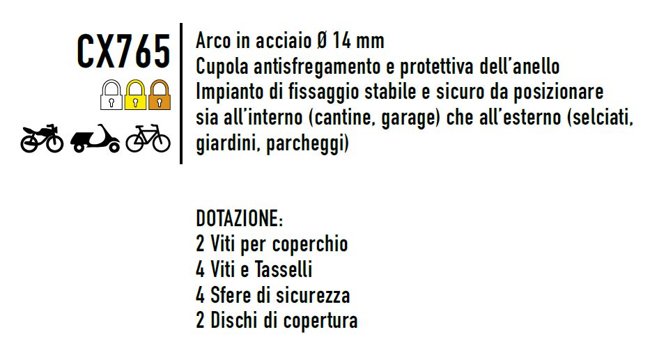 ANCORAGGIO x BICI "DURO"  