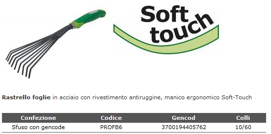 RASTRELLINO FOGLIE SOFT T.