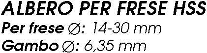 ALBERO FRES/TAZ 14-30 6,35