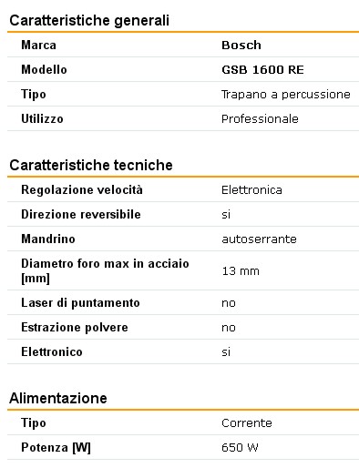 TRAPANO GSB 1600 RE       