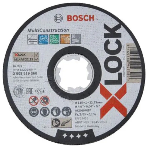 DISCO TAGLIO XLOCK 115X1  