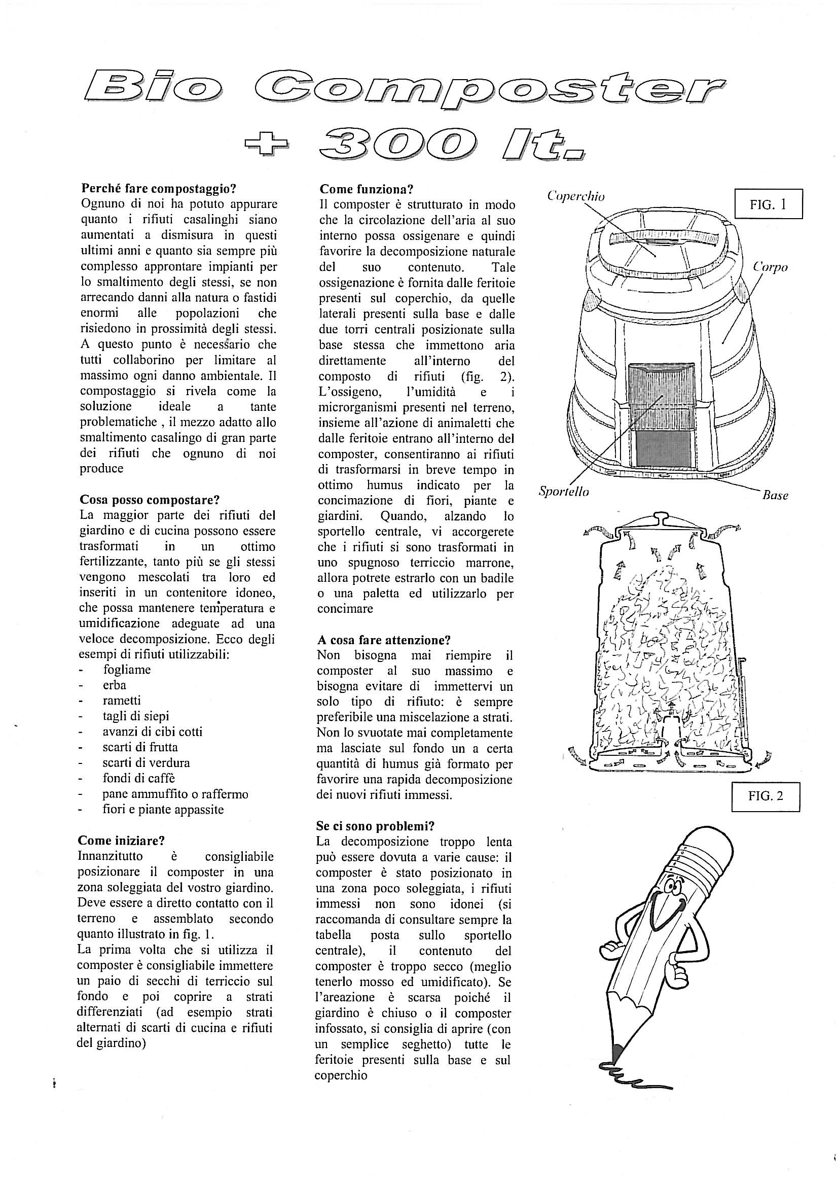 BIO-COMPOSTER LT 300 VERDE