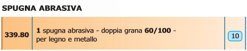 SPUGNA ABRAS. GRANA 60/100