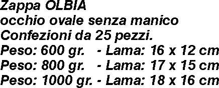 ZAPPA OLBIA O/OVALE GR. 6 