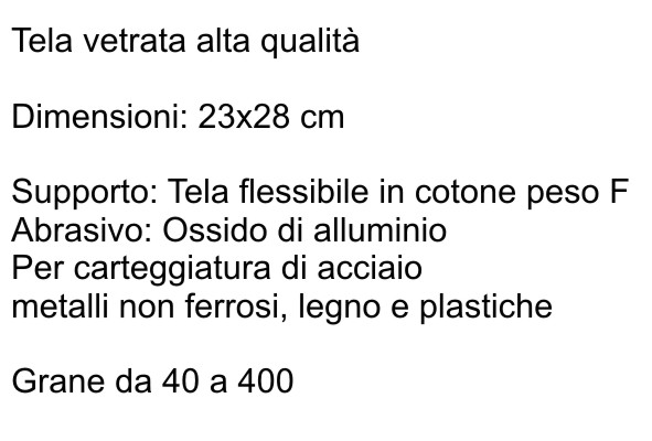 TELA VETRATA 23x28 GR 40  
