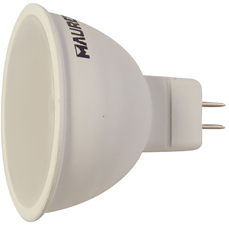 FARETTO LED TRASPARENTE 5,5W GU5.3 3000K 450L