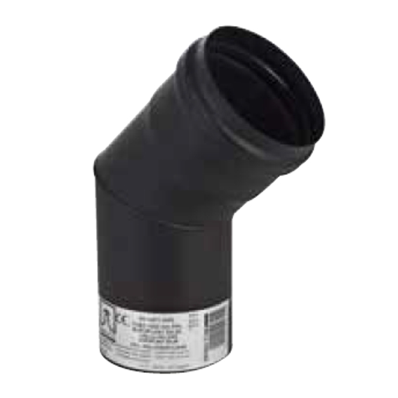 CURVA PELLET 45? diametro 80  DEMA