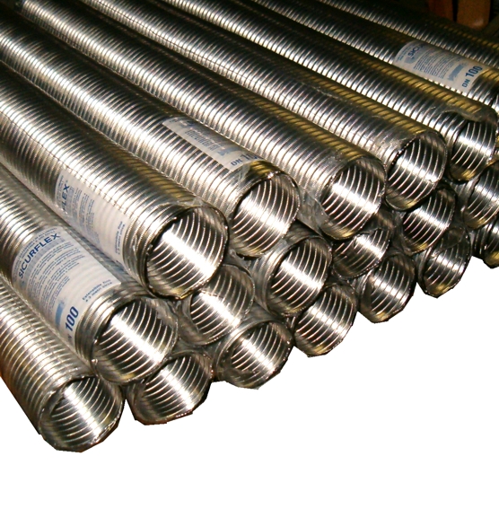 TUBO PIEG.INOX 1,5 m  diametro 220