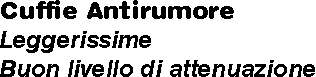 CUFFIA ANTIR.ROSSA REGOLAB