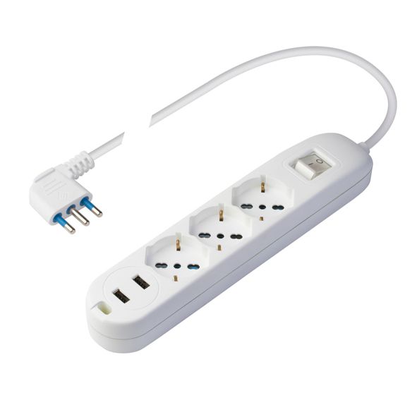 MULTIPR 3SCH+BIP 2USB +INT